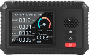 Zařízení pro měření CO2 Detektor formaldehydu Tester TVOC PM2,5/PM10 Multifunkční detektor plynů ve vzduchu Monitorování dat v reálném čase