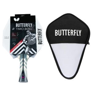 Butterfly 1x Timo Boll Vision 3000 Tischtennisschläger + Tischtennishülle | Tischtennisset Tischtennis TT Tabletennis