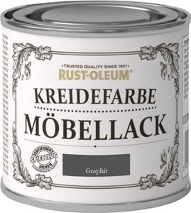 Rust Oleum Shabby Kreidefarbe Möbellack Graphit mattes Finish 125ml