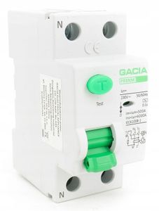 GACIA Fi-Schalter Typ AC 30mA 2-Polg FI-Schutzschalter  Sicherungsautomat 16A