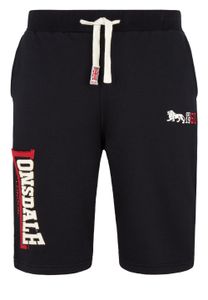 Lonsdale Shorts Herren SIDEMOUTH Sweat Short Sweatpants LD-114821 Schwarz M