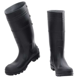 vidaXL Gummistiefel Schwarz Größe 43 PVC