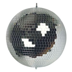 HQ-Power disco zrkadlová guľa Ø 10 cm, veľkolepé svetelné efekty na párty, bezpečné zavesenie a