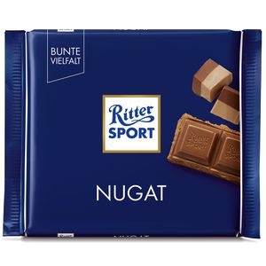 Ritter Sport Nugat Vollmilchschokolade mit Nugat Füllung 100g 13er Pack