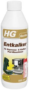 HG Entkalker für Espresso - & Kaffee-Pad-Maschinen Zitronensäure 500ml