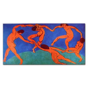 Coloray Bild aus Acryl 120x60 gehärtetes Acryl Acrylblock mit bild wohnzimmer Küche Dekoration wanddekoration - Tanz von Henri Matisse