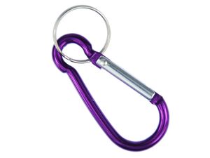 Karabiner Schlüsselanhänger Miniblings Anhänger Schlüsselring Klettern lila