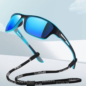 Polarizované cyklistické sluneční brýle Ochrana Dámy Pánové Sportovní jízda Běh Rybaření Golf - Modrá
