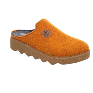 Rohde Damen Hausschuhe Pantoffeln Softfilz Foggia 6120, Größe:37 EU, Farbe:Orange