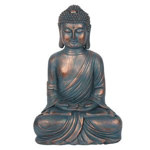 Something Different figurka Buddhy s rukama v klíně SD384 (jedna velikost) (modrá/měděná)