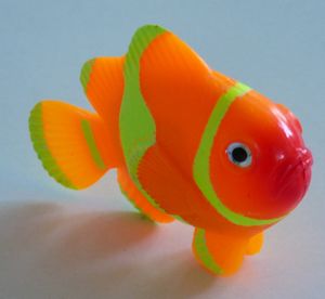 360 Wassersäulen Zubehör Fisch Orange/Gelb 5er Pack