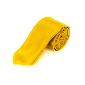 Oblique Unique Krawatte Schlips schmal Binder Style - gelb