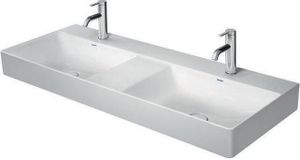 Duravit DuraSquare - Doppelwaschbecken 1200x470 mm, DuraCeram, Alpinweiß 2353120070 Duravit DuraSquare - Doppelwaschbecken 1200x470 mm, DuraCeram, Alpinweiß 2353120070