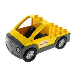 1x Lego Duplo Fahrzeug Auto gelb Toy Story Pizza Planet Transporter 47438c01pb03