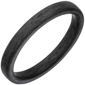 Gr. 56 - Partner Ring aus Carbon schwarz Partnerring Carbonring