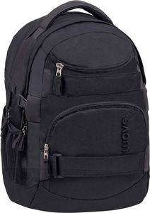 Wave Schulrucksack Infinity Posh Blakc mit Laptopfach 43 x 31 x 22 cm (H/B/T) Uni Rucksack 30 Liter Schwarz
