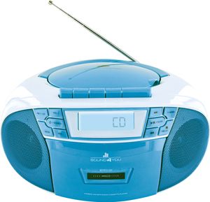Tragbarer CD-Player, Farbe:Blau