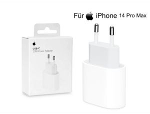 Apple iPhone 14 Pro Max Ladegerät 20W Charger USB-C Netzteil