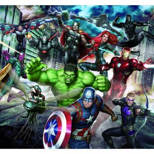 Disney - Tapete - Marvel - Avengers Assemble - Mehrfarbig - 280x300cm