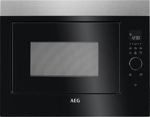 AEG MBE2658DEM Mikrowelle mit Grill Integriert 26 l 900 W Schwarz, Edelstahl