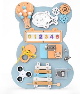 Busy Board Montessori, sensorische Aktivitätstafeln – Motorikbrett – Feinmotorik-Aktivitätstafel