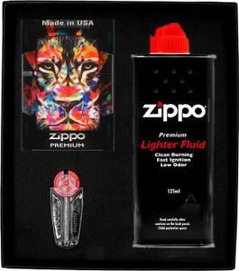 Sada zapalovačů ZIPPO LION DESIGN dárek No1