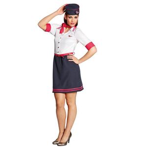 Flugbegleiterin Stewardess Karneval Fasching Kostüm 34