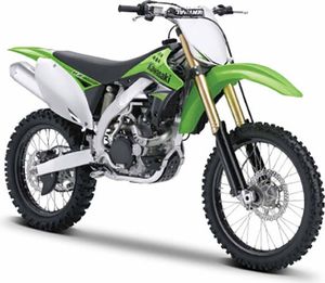 Maisto, Motocross Kawasaki KX 450F Verkleinertes Modell im Maßstab 1:12, Grün