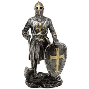 Ritterfigur Ritter stehend mit Kampfaxt - Ritterfigur Mittelalter Ritter