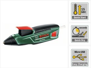 BOSCH GluePen Akku-Heißklebepistole grün BOSCH GluePen Akku-Heißklebepistole grün