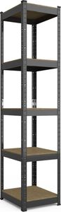 Regál 180x40x40 Metkas, Budget LM, 875 kg, 5 políc, MDF, lakovaný, kovovy Regál 180x40x40 Metkas, Budget LM, 875 kg, 5 políc, MDF, lakovaný, kovovy