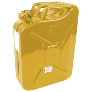 Dönges Stahlblech-Benzinkanister, 20 l, gelb (Benzinkanister Blechkanister)