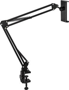 Tablet-Halterung für Tische etc., Schwenkarm mit 2 Gelenken, Geräte 7-12,9" (00210577)