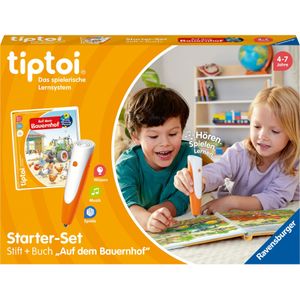 Tiptoi® Starter-Set: Stift und Bauernhof-Buch Ravensburger, Lernsystem für Kinder ab 4 Jahren, 00114