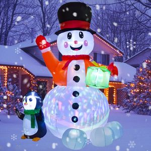 Aufblasbarer Schneemann, Weihnachts-Schneemann, Ornamente