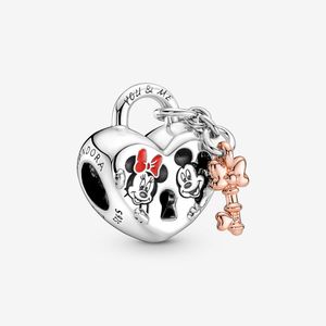 Pandora Disney Micky Maus & Minnie Maus Vorhängeschloss Charm 780109C01