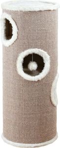 TRIXIE Kratztonne Edoardo 100 cm Braun und Creme 4338