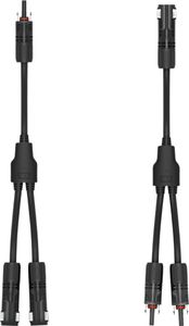 Paar Y Solarstecker Verteiler Buchse für Solarpanel mit Kabel
