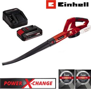 Einhell Akku-Laubbläser GC-CL 18 Li E 2.5 Ah Power X-Change (18 V, 210 km/h Luftgeschwindigkeit,t u. leistungsstark, Drehzahlregelung, Softgrip,mit Akku / Ladegerät