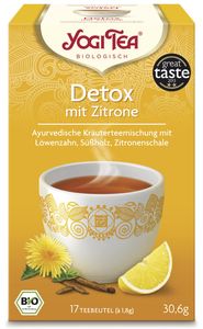 Yogi Tea ® Detox mit Zitrone Tee 30,6 g 17 Teebeutel