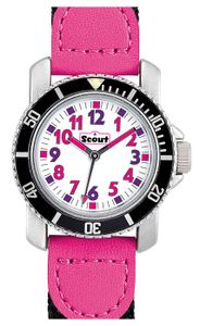 Scout Kinder Uhr Lernuhr Diver - Pink Mädchen 280377001
