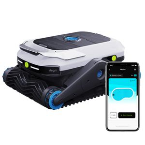 Degrii 2024 Zima Pro kabelloser Poolroboter, 210 Min, 250W, 3D-Pfadplanung, 4 Reinigungsmodi, Auto-Einparken, One-Touch-Lift, Ultraschallradar