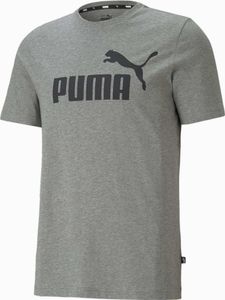 PUMA ESS Logo Tee MEDIUM GRAY HEATHER MEDIUM GRAY HEATHER S