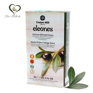 CRETAN MILL 15117 ELEONES Natives Olivenöl Extra 3 Liter Dose von Kreta