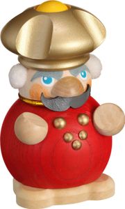 Seiffener Volkskunst Kugelnussknacker König - Größe ca. 12cm - 19901