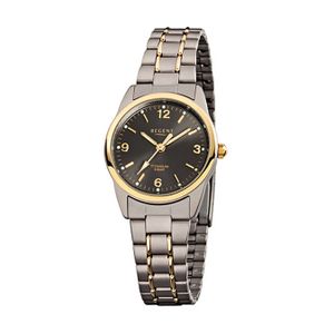 Regent Titan Damen Uhr F-429 Quarzuhr Armband grau silber gold D2URF429