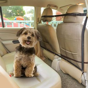 Auto Hundenetz Sicherheitsnetz, Trennnetz zwischen Haustier & Autofahrer, Autonetz Schutznetz für Hunde Haustier, 115 x 62 cm