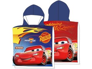 Poncho-Strandtuch mit Kapuze für Kinder 55x110cm Cars