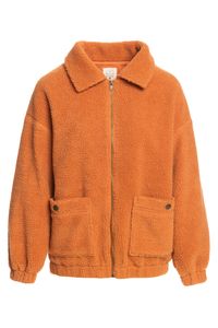 Kurtka damska Billabong My Cozy wiosenna pluszowa sherpa pomarańczowa XS Kurtka damska Billabong My Cozy wiosenna pluszowa sherpa pomarańczowa XS