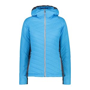 Cmp Woman Jacket Fix Hood L613 Azzurro 38